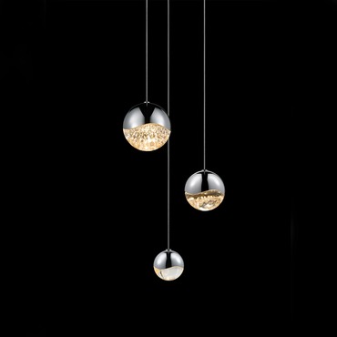 Grapes Round Assorted Multi-Light Pendant | SONNEMAN - A Way of Light at Lightology Grapes Round Assorted Multi-Light Pendant