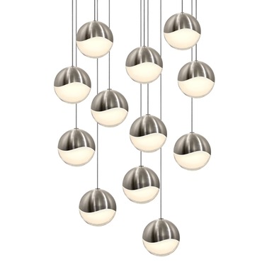 Grapes 12 Light Round Multi-Light Pendant