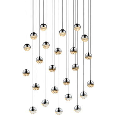 Grapes 24 Light Round Multi Light Pendant | SONNEMAN - A Way of Light at Lightology Grapes 24 Light Round Multi Light Pendant