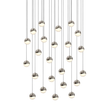 Grapes 24 Light Round Multi Light Pendant | SONNEMAN - A Way of Light at Lightology Grapes 24 Light Round Multi Light Pendant