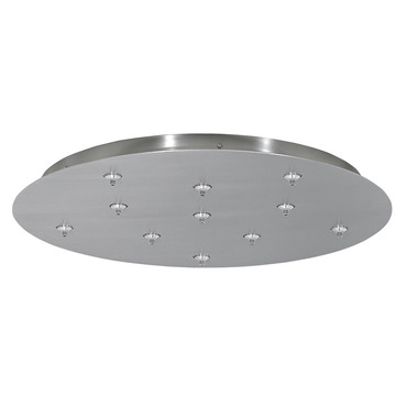 11-Port Round Freejack Canopy | Visual Comfort Architectural at Lightology 11-Port Round Freejack Canopy