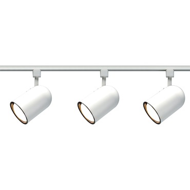 Bullet Cylinder 7IN R30 120V 3-Light Track Light Kit | Satco at Lightology Bullet Cylinder 7IN R30 120V 3-Light Track Light Kit