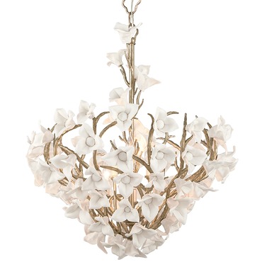 Lily Chandelier | Corbett Lighting at Lightology Lily Chandelier