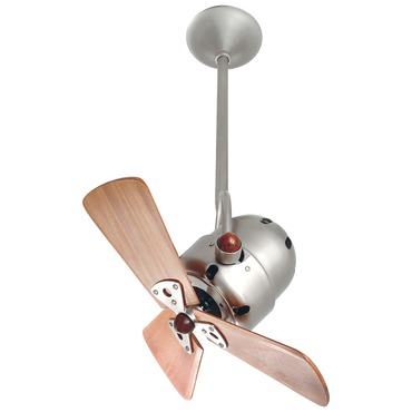 Bianca Directional Wood Damp Ceiling Fan