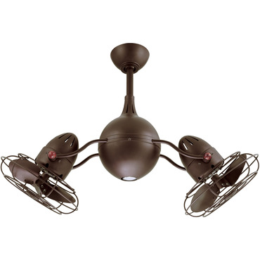 Acqua Metal Ceiling Fan with Light