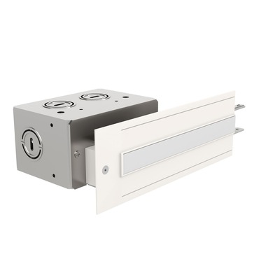 TruLine .5A Static White End Feed Power Channel Connector
