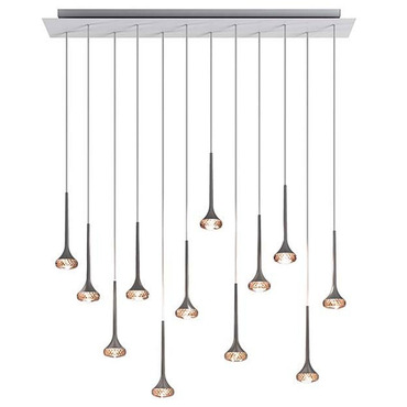 Fairy Multi Light Linear Pendant | Axolight at Lightology Fairy Multi Light Linear Pendant