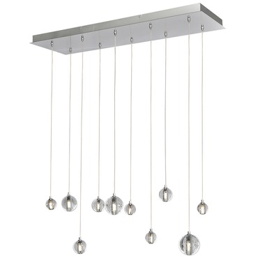 Harmony Rectangle Multi Light Pendant | Et2 at Lightology Harmony Rectangle Multi Light Pendant