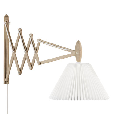 Sax Flexible Plug-In Wall Lamp w/ Tapered Shade | Le Klint at Lightology Sax Flexible Plug-In Wall Lamp w/ Tapered Shade
