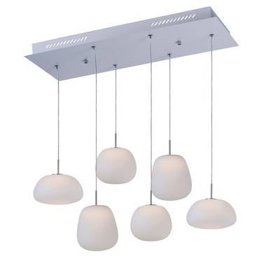 Puffs Rectangular Pendant | Et2 at Lightology Puffs Rectangular Pendant