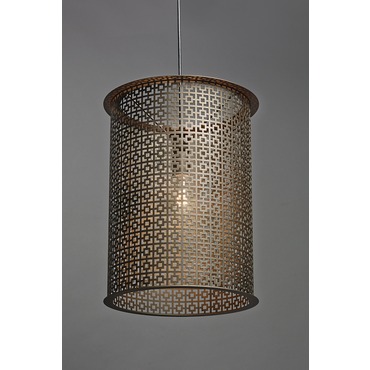 Clarus Round Exposed Geometric Cutout Pendant | UltraLights at Lightology Clarus Round Exposed Geometric Cutout Pendant