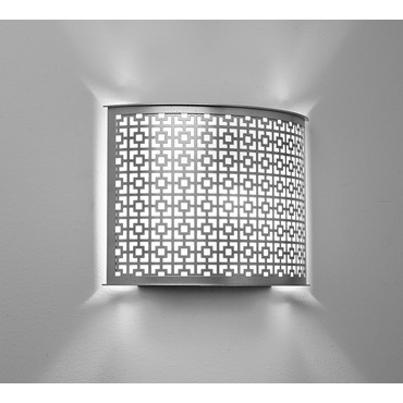 Clarus Rounded Geometric Cutout Wall Light