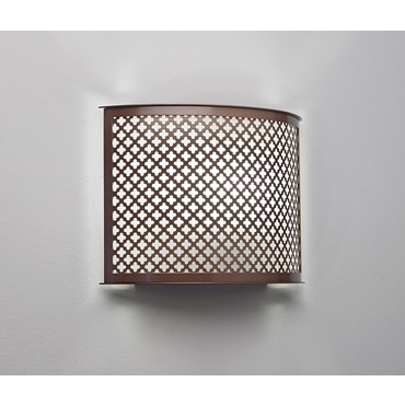 Clarus Rounded Quatrefoil Cutout Wall Light
