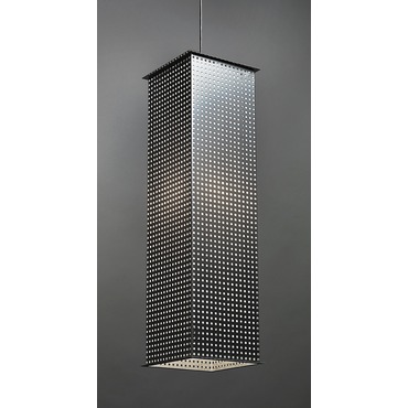 Clarus Long Square Shade Square Cutout Pendant