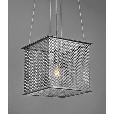 Clarus Square Exposed Quatrefoil Cutout Pendant