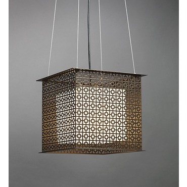 Clarus Square Shaded Geometric Cutout Pendant | UltraLights at Lightology Clarus Square Shaded Geometric Cutout Pendant