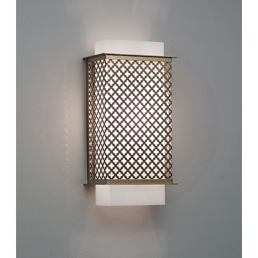 Clarus Squared Quatrefoil Cutout Wall Light
