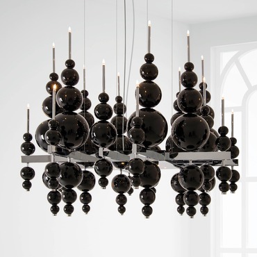 Tears From Moon Square Chandelier | Ilfari at Lightology Tears From Moon Square Chandelier