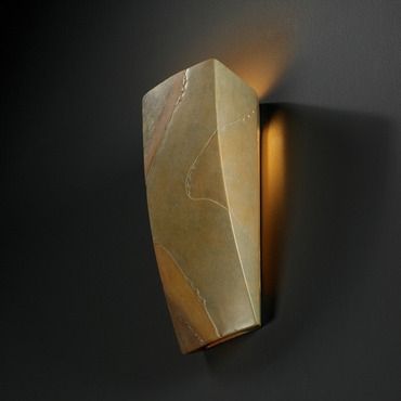 Harvest Yellow Slate Ceramic Wall Sconce