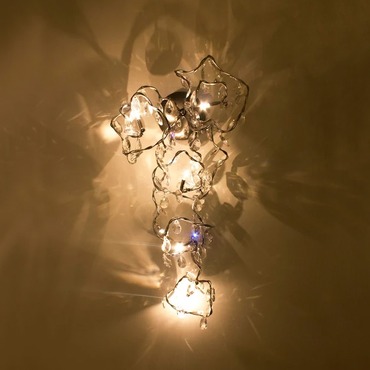 Tiara Long Wall Sconce - Floor Model | Harco Loor at Lightology Tiara Long Wall Sconce - Floor Model