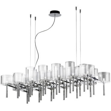 Spillray Linear Suspension | Axolight at Lightology Spillray Linear Suspension