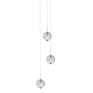 Bubble Ball Round Multi Light Pendant