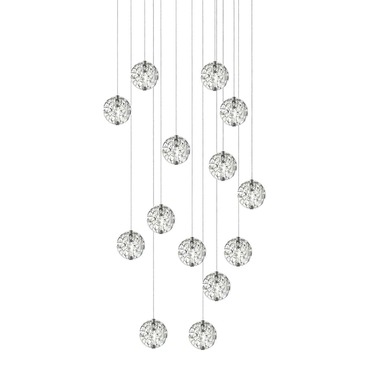 Bubble Ball LED Linear Multi Light Pendant