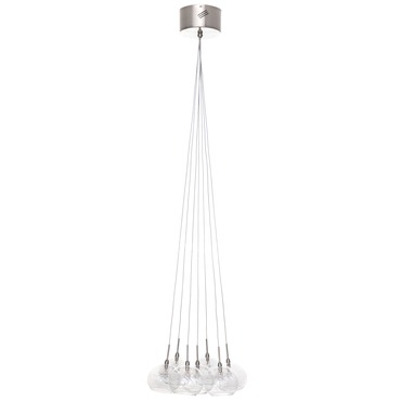 Starburst Multi Light Cluster Pendant | Et2 at Lightology Starburst Multi Light Cluster Pendant
