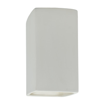 Rectangular Downlight Wall Sconce | Justice Design at Lightology Rectangular Downlight Wall Sconce