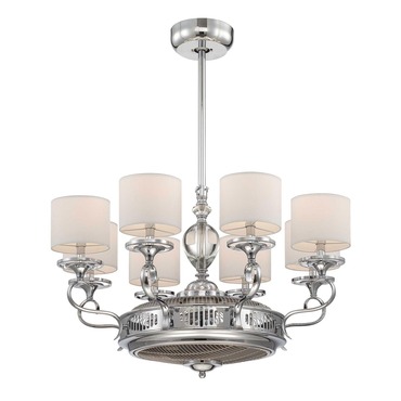Levantara Chandelier Ceiling Fan with Light