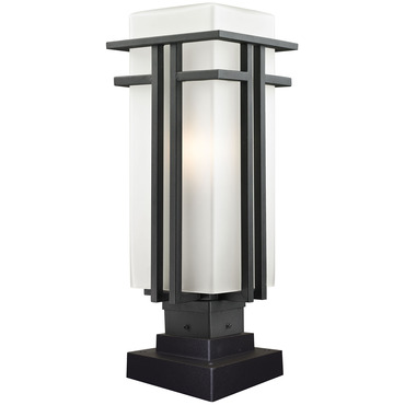 Abbey Outdoor Pier Light with Square Stepped Base