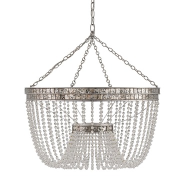 Highbrow Chandelier | Currey and Company at Lightology Highbrow Chandelier