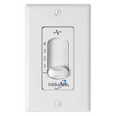 WC105 4-Speed Fan Wall Control | Minka Aire at Lightology WC105 4-Speed Fan Wall Control