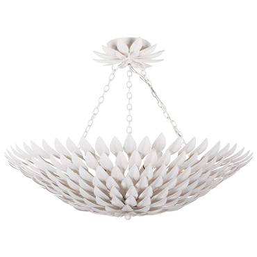 Broche Semi Flush Petals Ceiling Light