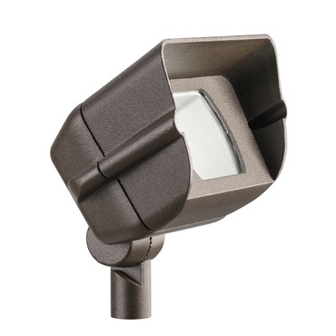 12V Adjustable Wide Flood Light with Miniature Hood