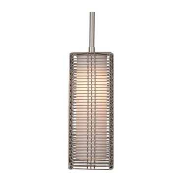 Downtown Mesh w/ Frosted Glass Pendant