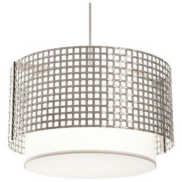 Tweed Linen Drum Pendant | Hammerton Studio at Lightology Tweed Linen Drum Pendant