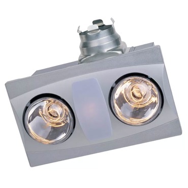 A515 Exhaust Fan with Heater and Light | Aero Pure at Lightology A515 Exhaust Fan with Heater and Light