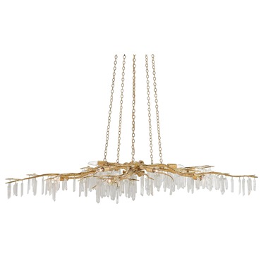 Forest Light Chandelier | Currey and Company at Lightology Forest Light Chandelier