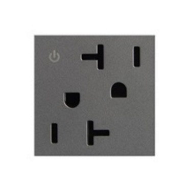 Dual Controlled Energy Saving 20 Amp Outlet | Legrand Adorne at Lightology Dual Controlled Energy Saving 20 Amp Outlet
