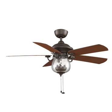 Outdoor Ceiling Fans Wet Location Rated Crestford Outdoor Ceiling Fan With Light