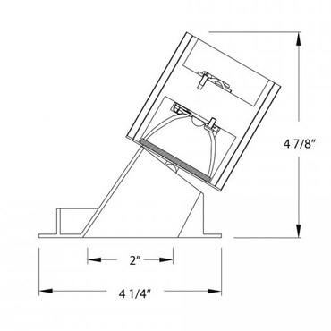 Tesla 2 Flood Beam 30 to 45 Deg Adj Trim 90CRI