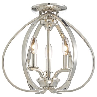 Tilbury Semi Flush Ceiling Light