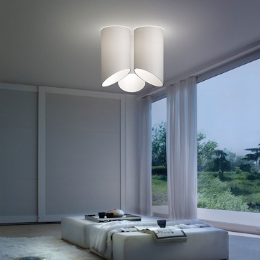 Pank Tube Ceiling Light Fixture | Medialight at Lightology Pank Tube Ceiling Light Fixture