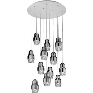 Fedora Multi Light Pendant | Axolight at Lightology Fedora Multi Light Pendant