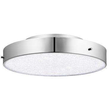 Crystal Moon Round Ceiling Light Fixture | Elan at Lightology Crystal Moon Round Ceiling Light Fixture