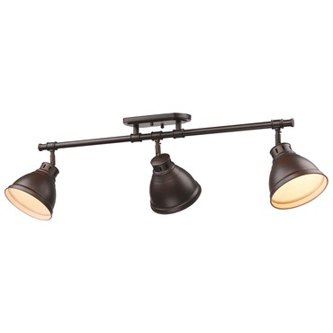 Duncan Semi Flush Track Light | Golden Lighting at Lightology Duncan Semi Flush Track Light