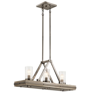 Colerne Linear Chandelier | Kichler at Lightology Colerne Linear Chandelier