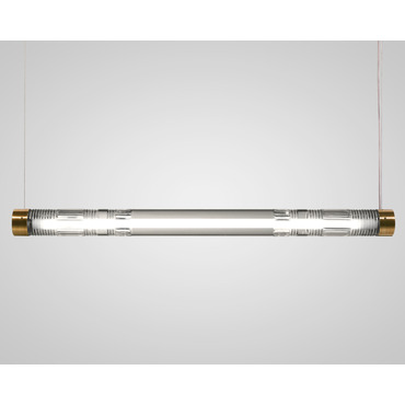 Crystal Tube Linear Pendant | Lee Broom at Lightology Crystal Tube Linear Pendant