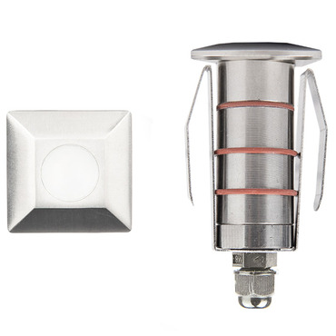 Square 1 inch Recessed In Ground Light 12V | WAC Lighting at Lightology Square 1 inch Recessed In Ground Light 12V